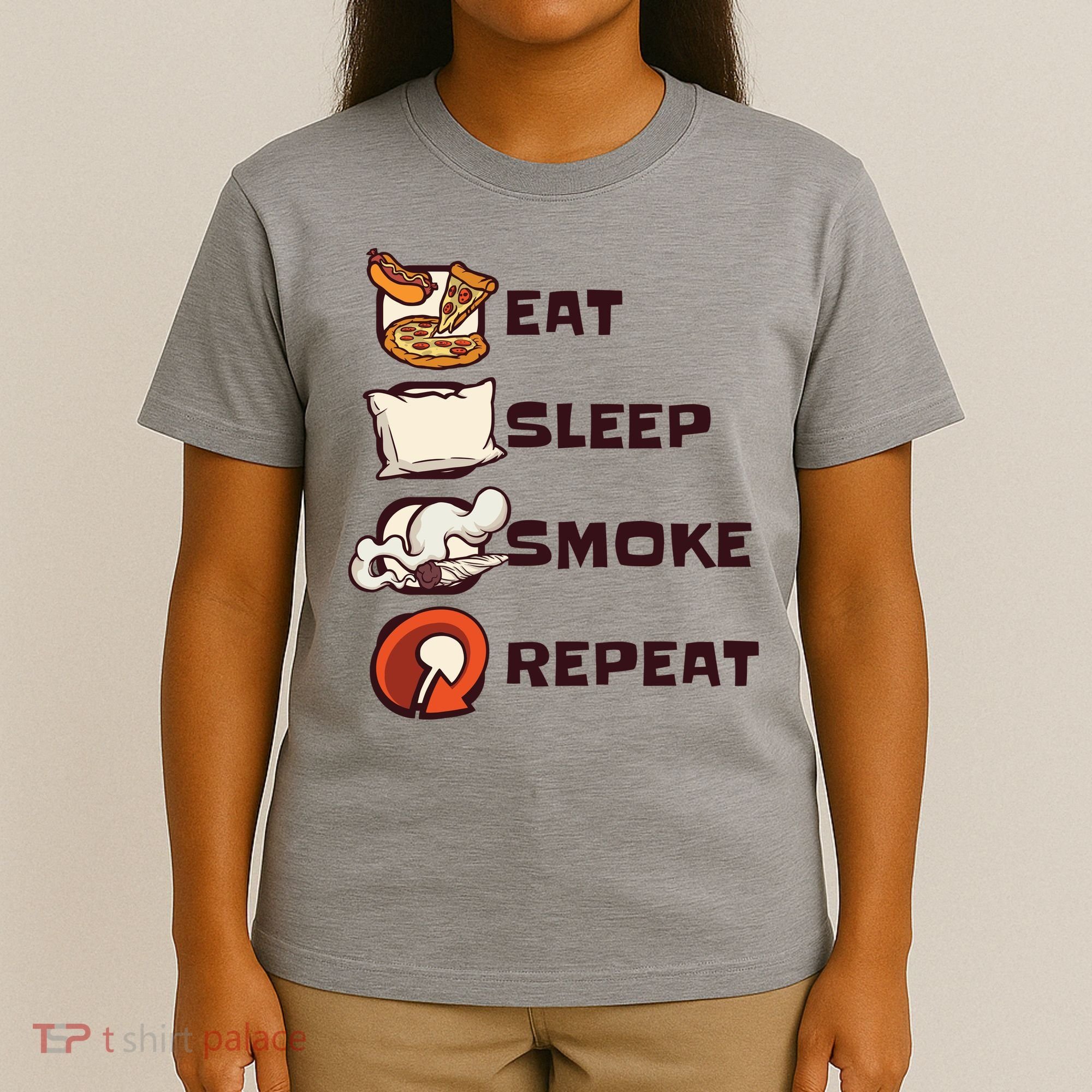 Eat Sleep Smoke Repeat T-Shirt