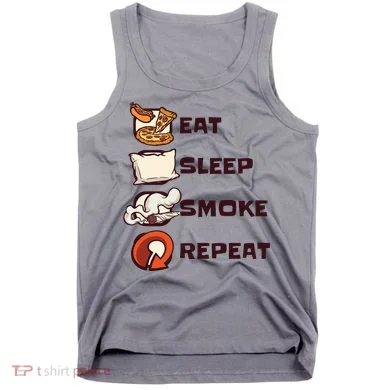 Eat Sleep Smoke Repeat Tank Top