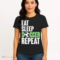 Eat Sleep Soccer Repeat Women's T-Shirt thumb 4