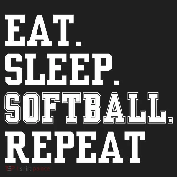 Eat Sleep Softball Repeat Tumbler