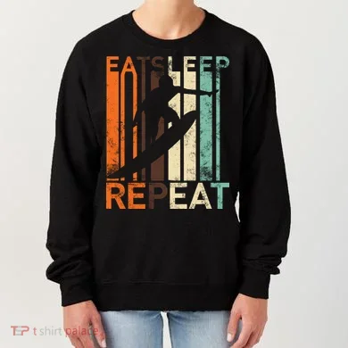 Eat Sleep Surf Repeat  Women's Sweatshirt