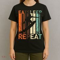 Eat Sleep Surf Repeat  T-Shirt thumb 4