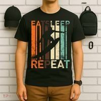 Eat Sleep Surf Repeat  T-Shirt thumb 6