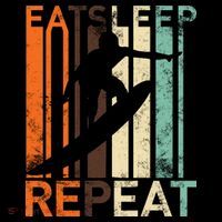 Eat Sleep Surf Repeat  T-Shirt thumb 7