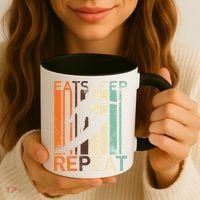 Eat Sleep Surf Repeat  Coffee Mug thumb 3