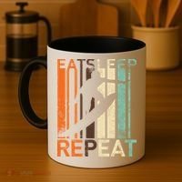 Eat Sleep Surf Repeat  Coffee Mug thumb 4