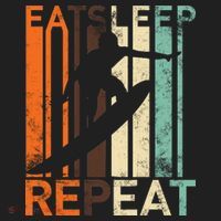 Eat Sleep Surf Repeat  Beanie thumb 2
