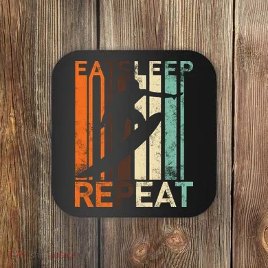 Eat Sleep Surf Repeat  Coaster