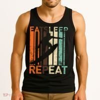Eat Sleep Surf Repeat  Tank Top thumb 3