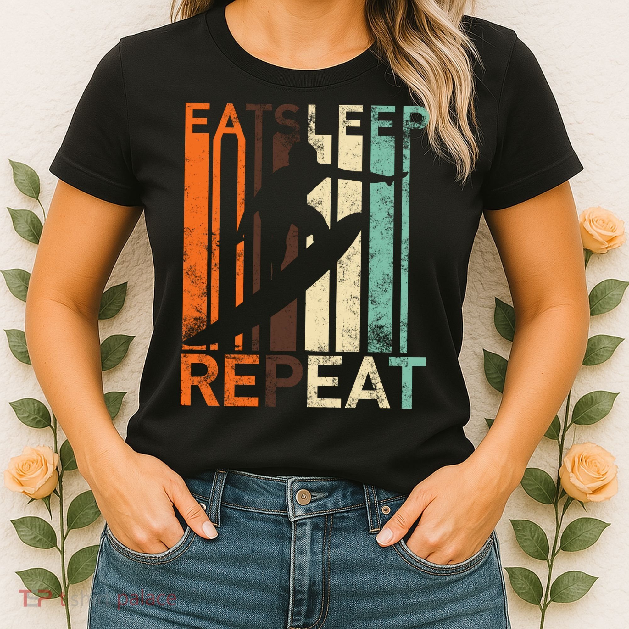 Eat Sleep Surf Repeat  Women's T-Shirt