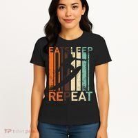 Eat Sleep Surf Repeat  Women's T-Shirt thumb 4