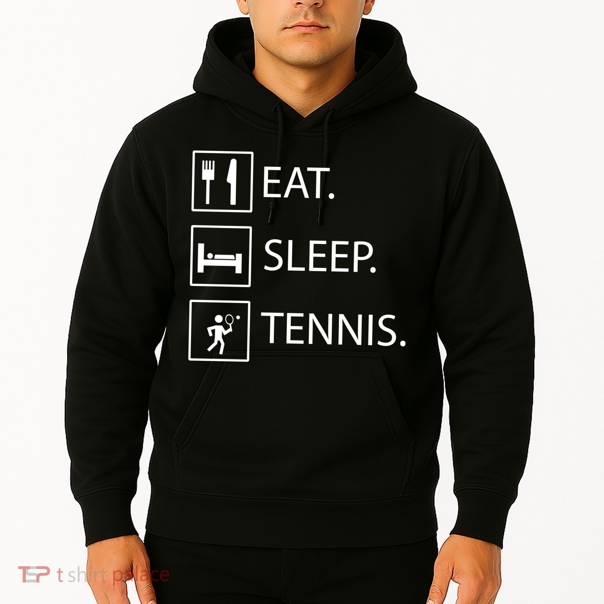 Eat Sleep Tennis Hoodie
