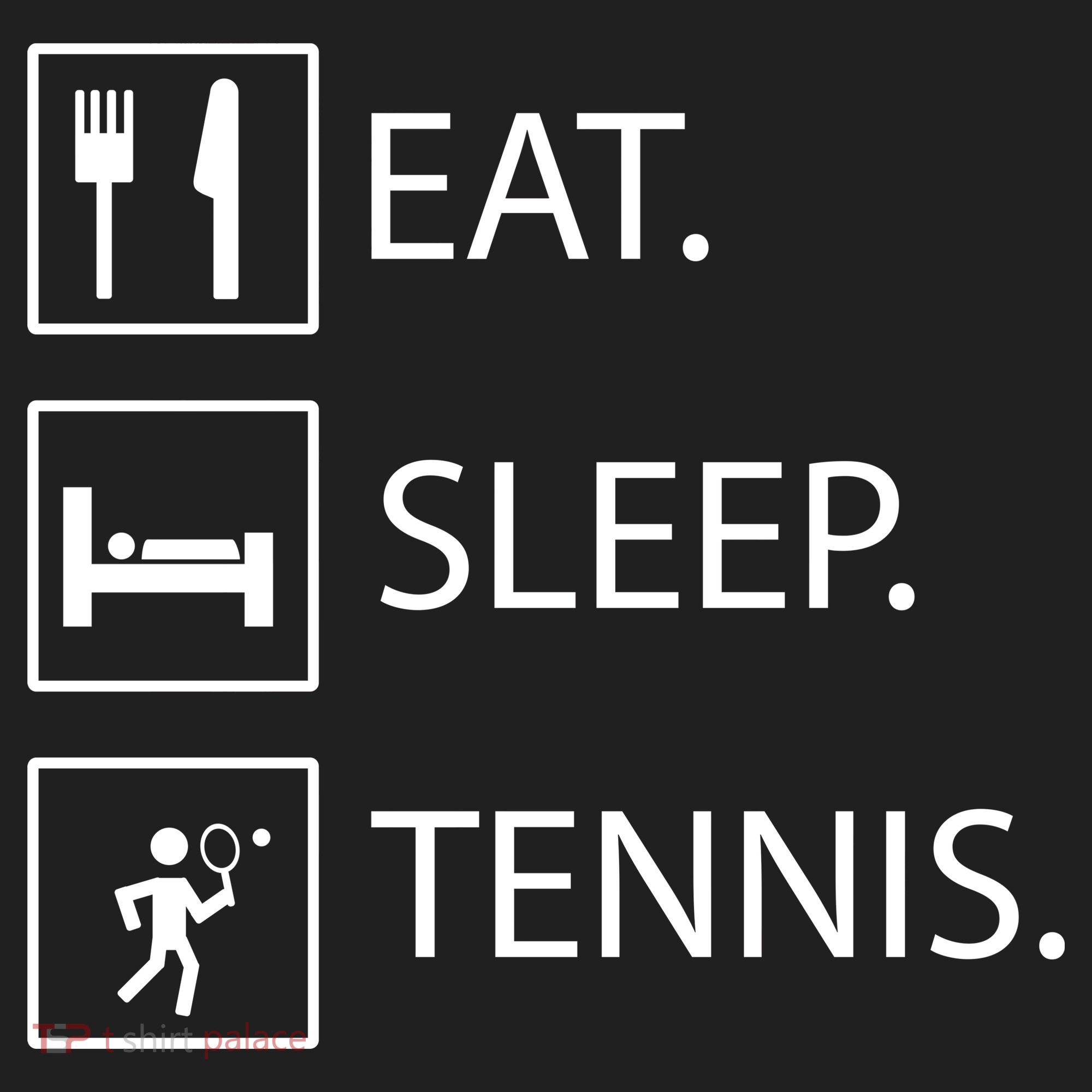 Eat Sleep Tennis Hat