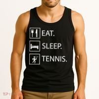Eat Sleep Tennis Tank Top thumb 3