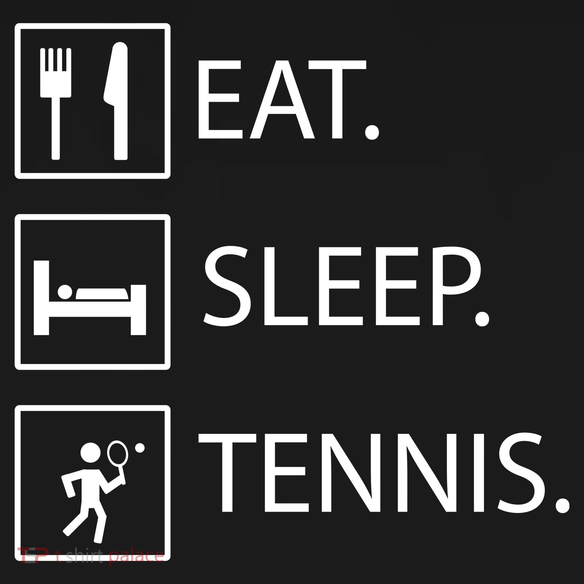 Eat Sleep Tennis Kids Long Sleeve Shirt