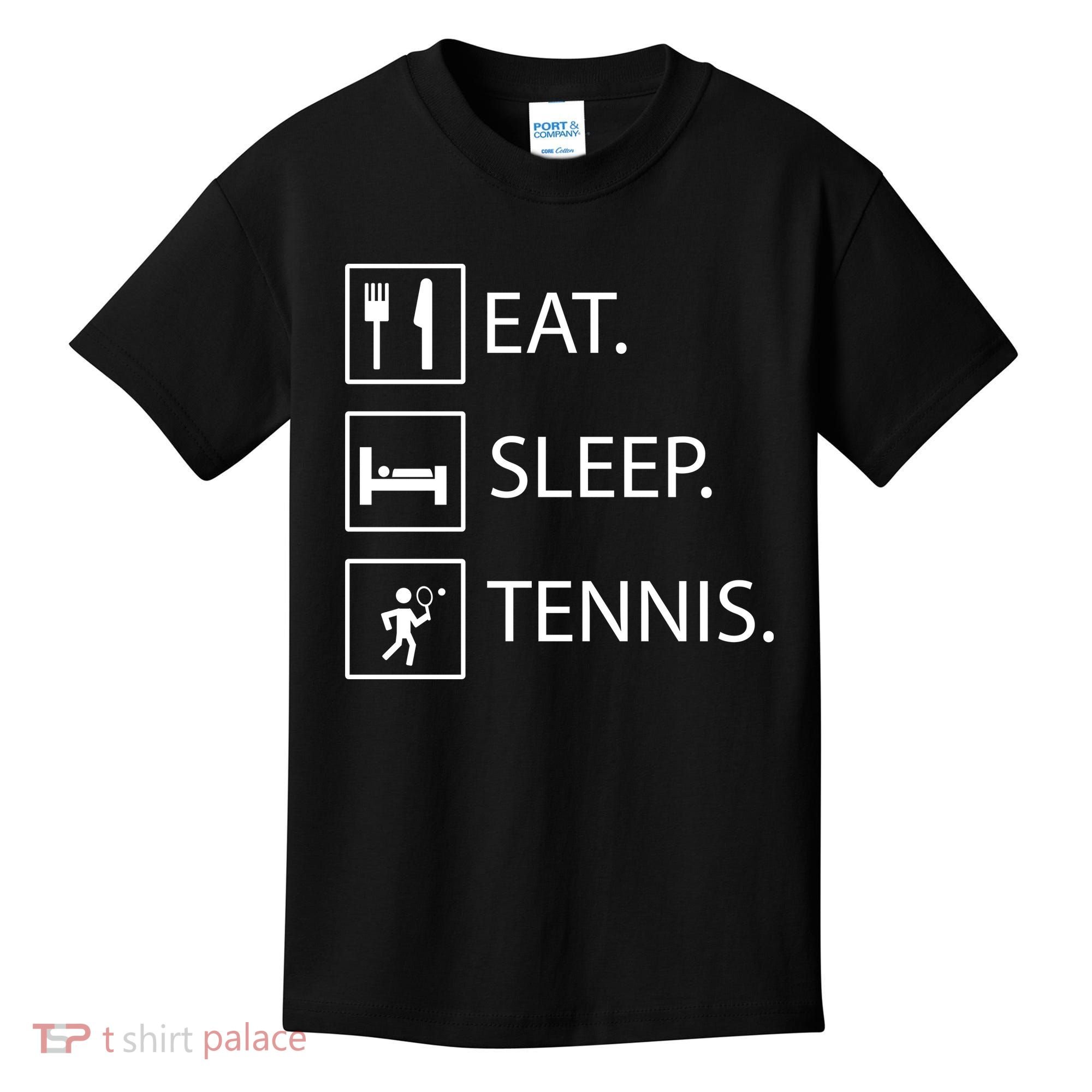 Eat Sleep Tennis Kids T-Shirt