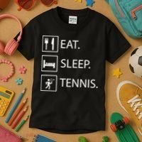 Eat Sleep Tennis Kids T-Shirt thumb 3