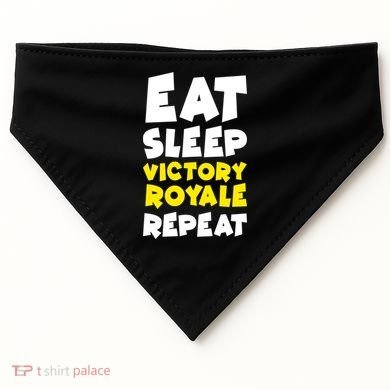 Eat Sleep Victory Royale Repeat USA-Made Doggie Bandana