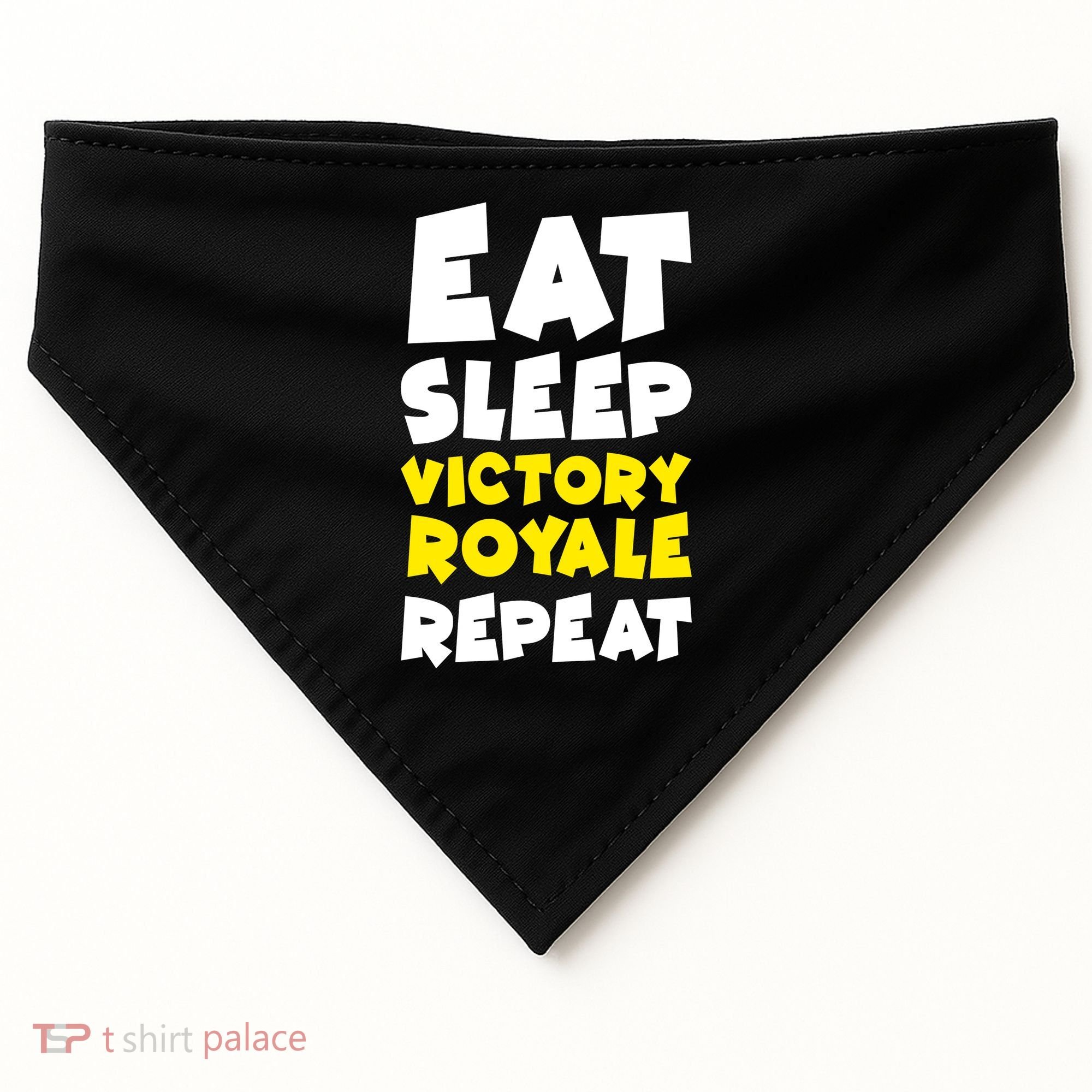 Eat Sleep Victory Royale Repeat USA-Made Doggie Bandana