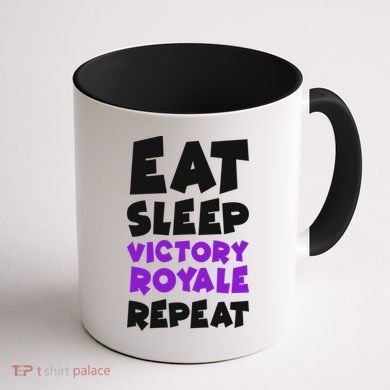 Eat Sleep Victory Royale Repeat Coffee Mug back
