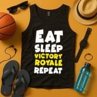 Eat Sleep Victory Royale Repeat Tank Top thumb 4