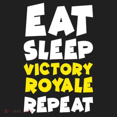 Eat Sleep Victory Royale Repeat Golf Towel