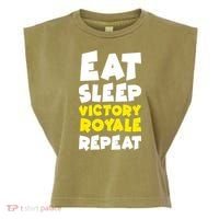 Eat Sleep Victory Royale Repeat Garment-Dyed Women's Muscle Tee thumb 0