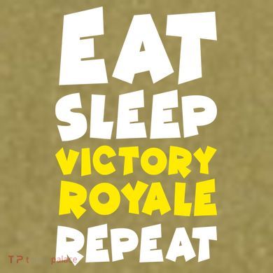 Eat Sleep Victory Royale Repeat Garment-Dyed Women's Muscle Tee