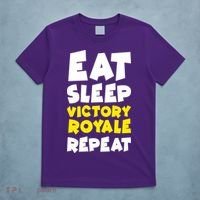 Eat Sleep Victory Royale Repeat T-Shirt thumb 5