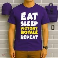 Eat Sleep Victory Royale Repeat T-Shirt thumb 6