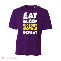 Eat Sleep Victory Royale Repeat Youth Performance Sprint T-Shirt thumb 0