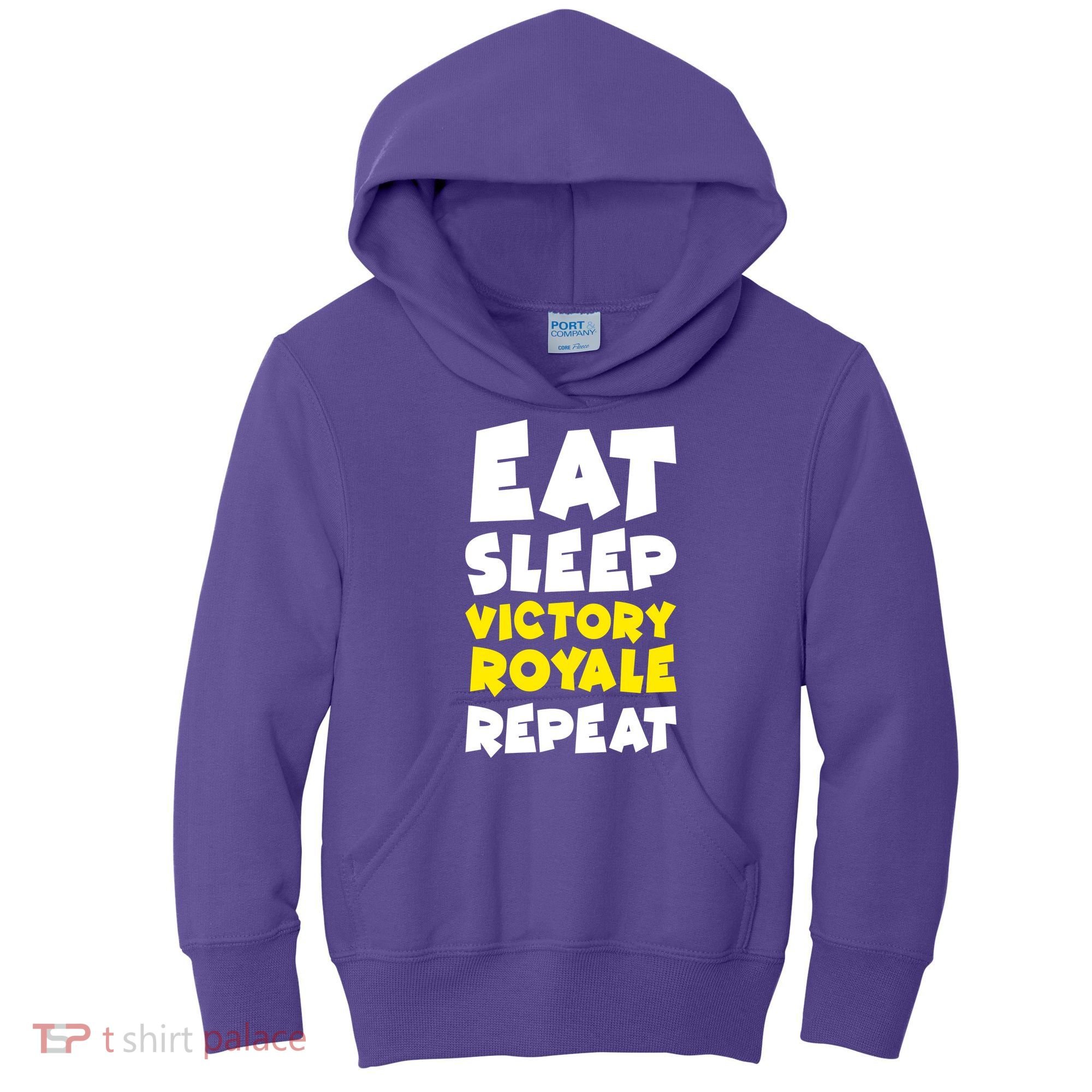 Eat Sleep Victory Royale Repeat Kids Hoodie