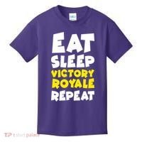 Eat Sleep Victory Royale Repeat Kids T-Shirt thumb 0
