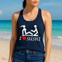 Eat Sushi Women's Tank Top thumb 2