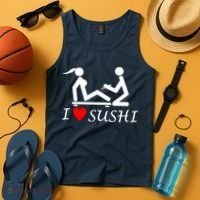 Eat Sushi Tank Top thumb 4