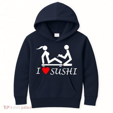 Eat Sushi Kids Hoodie