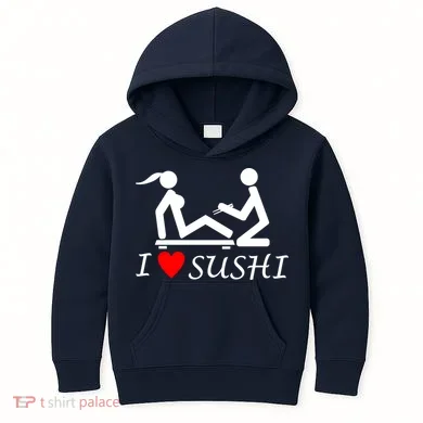 Eat Sushi Kids Hoodie