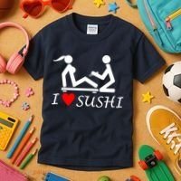 Eat Sushi Kids T-Shirt thumb 3