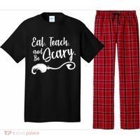Eat Teach And Be Scary Pajama Set thumb 0