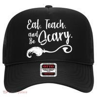 Eat Teach And Be Scary Hat thumb 0