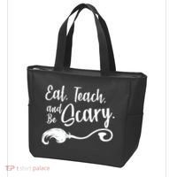 Eat Teach And Be Scary Tote Bag thumb 3