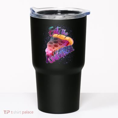 Eat the Universe Galaxy Pizza Tumbler