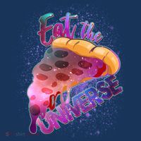Eat the Universe Galaxy Pizza Women's Sweatshirt thumb 2