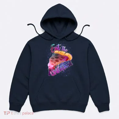 Eat the Universe Galaxy Pizza Hoodie