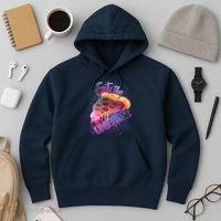 Eat the Universe Galaxy Pizza Hoodie thumb 3