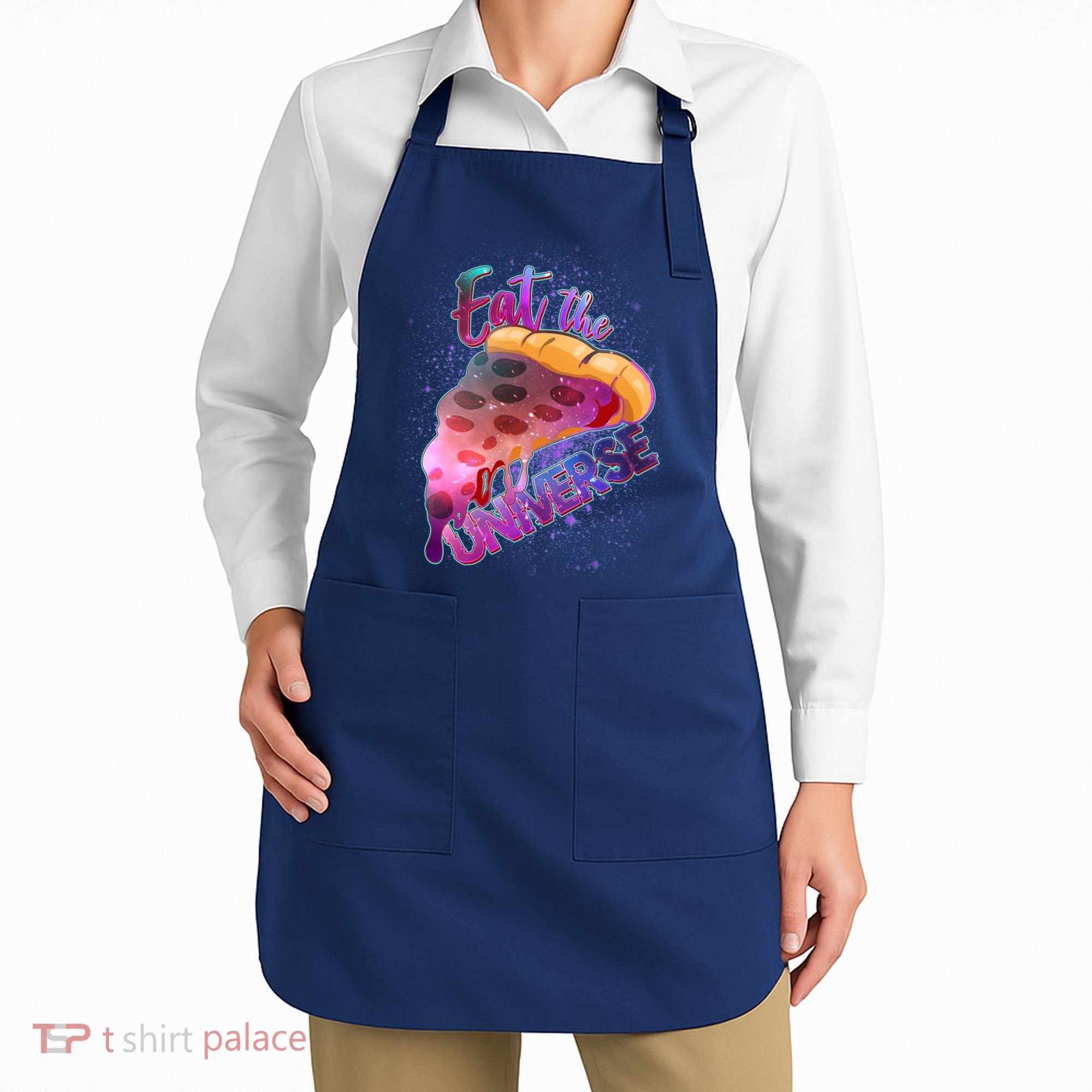 Eat the Universe Galaxy Pizza Apron
