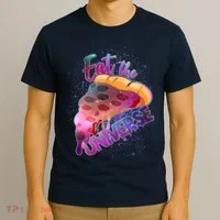 Eat the Universe Galaxy Pizza T-Shirt thumb 3