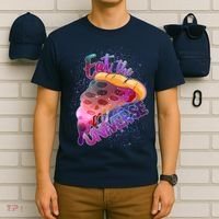 Eat the Universe Galaxy Pizza T-Shirt thumb 6