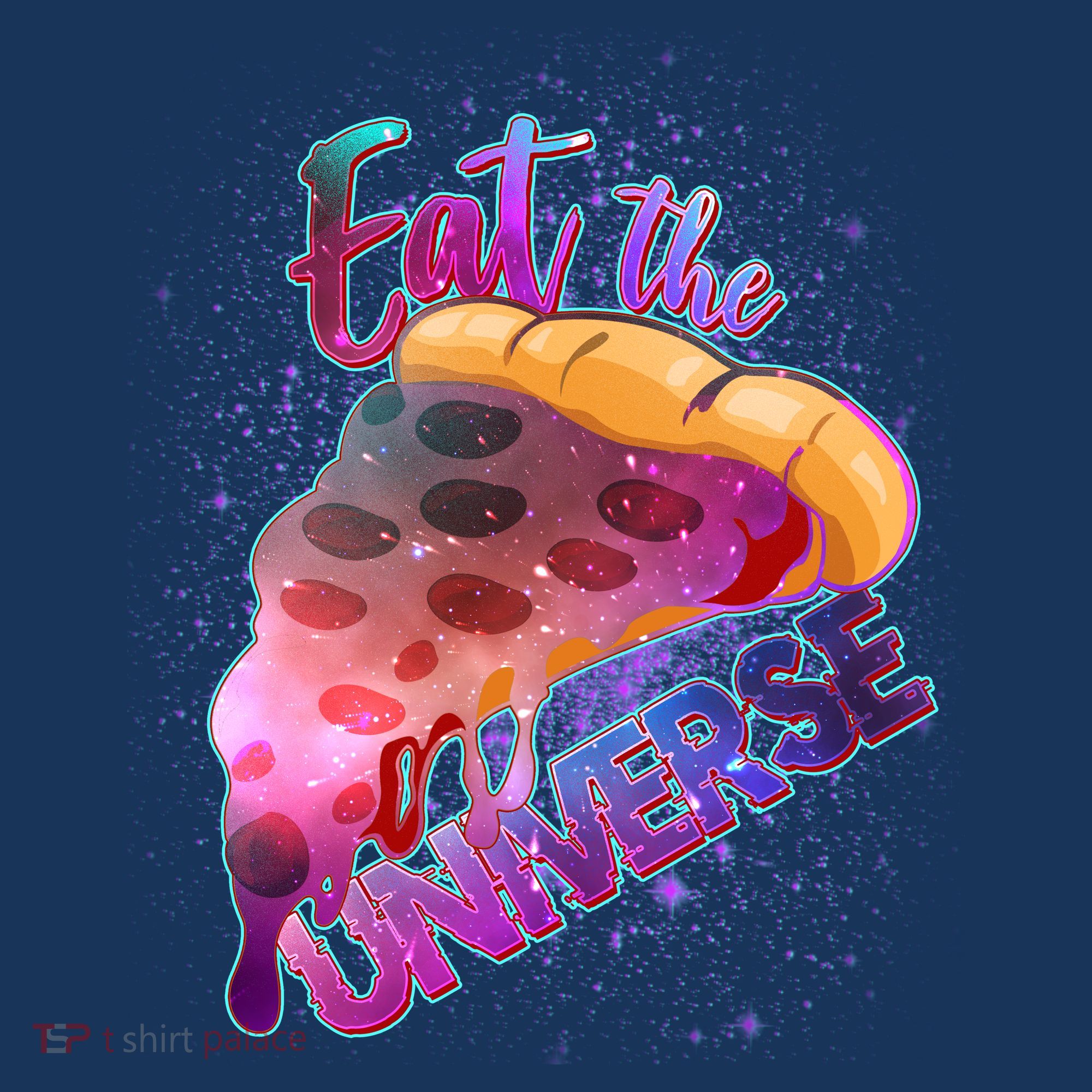 Eat the Universe Galaxy Pizza Pajama Set