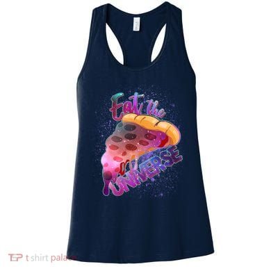 Eat the Universe Galaxy Pizza Women's Tank Top